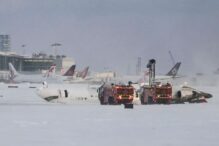 Accidente de avión Delta Airlines en Toronto - Internacional