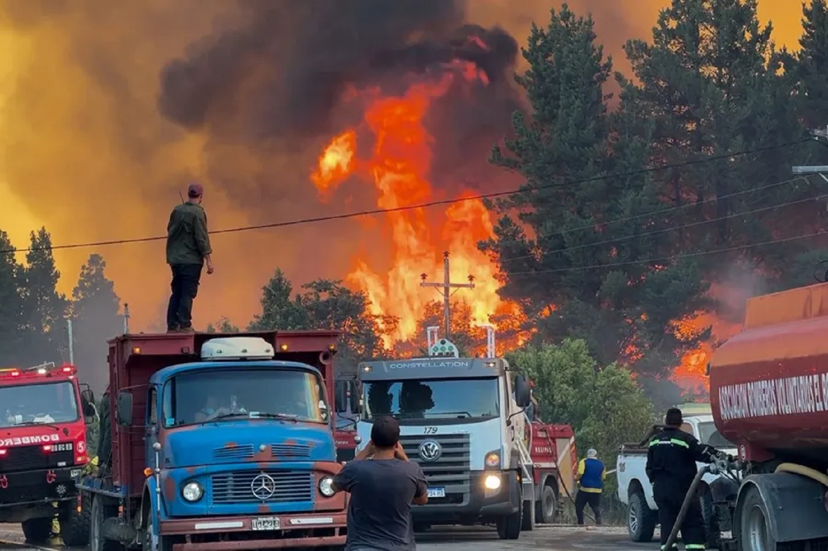 Incendios en la Patagonia - Internacional