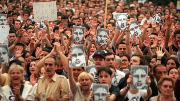 Manifestación por Miguel Ángel Blanco - Política