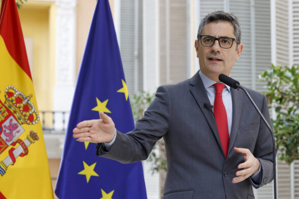 El ministro de la Presidencia, Justicia y Relaciones con las Cortes, Félix Bolaños.
