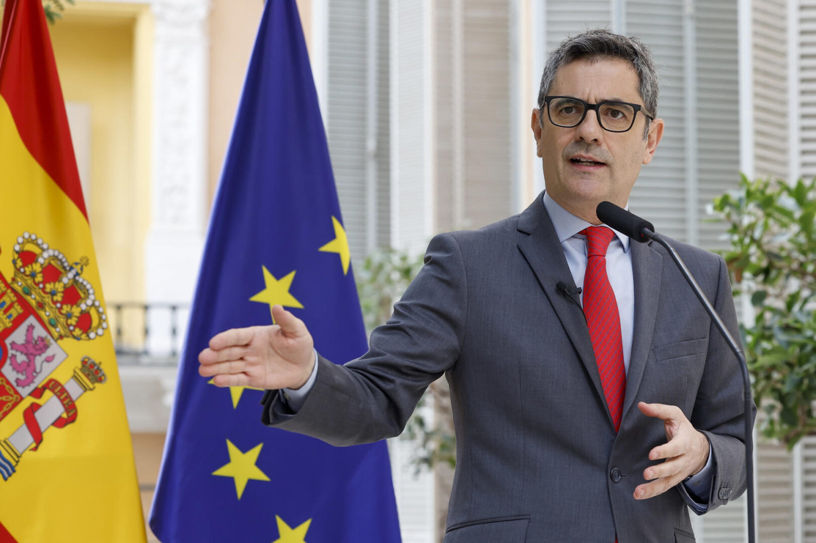 El ministro de la Presidencia, Justicia y Relaciones con las Cortes, Félix Bolaños.