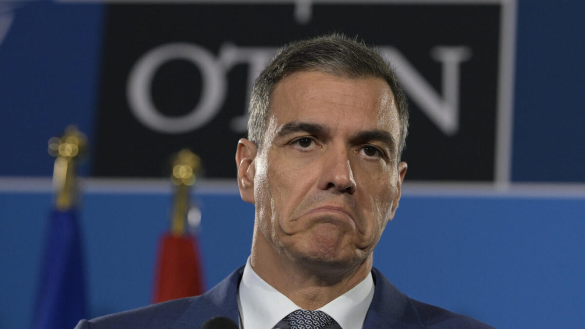 Rueda de prensa de Pedro Sánchez tras reuniones del Tratado Atlántico Norte - Política