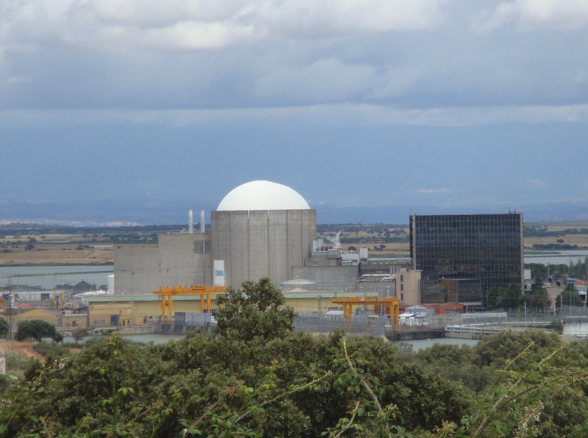 La central nuclear de Almaraz.