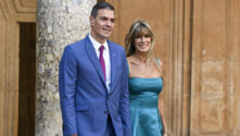 El presidente del Gobierno, Pedro Sánchez, y Begoña Gómez.