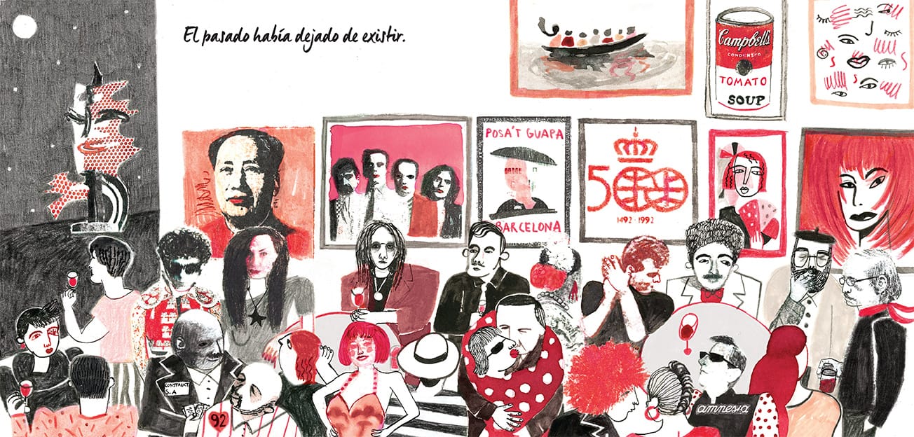 Página de la novela gráfica sobre la Transición