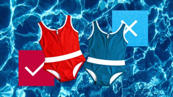 Los colores del bañador importan en la prevención de accidentes. El azul se confunde con el agua