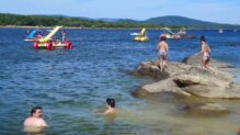 La playa fluvial de playa Pita, en Soria