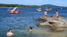 La playa fluvial de playa Pita, en Soria