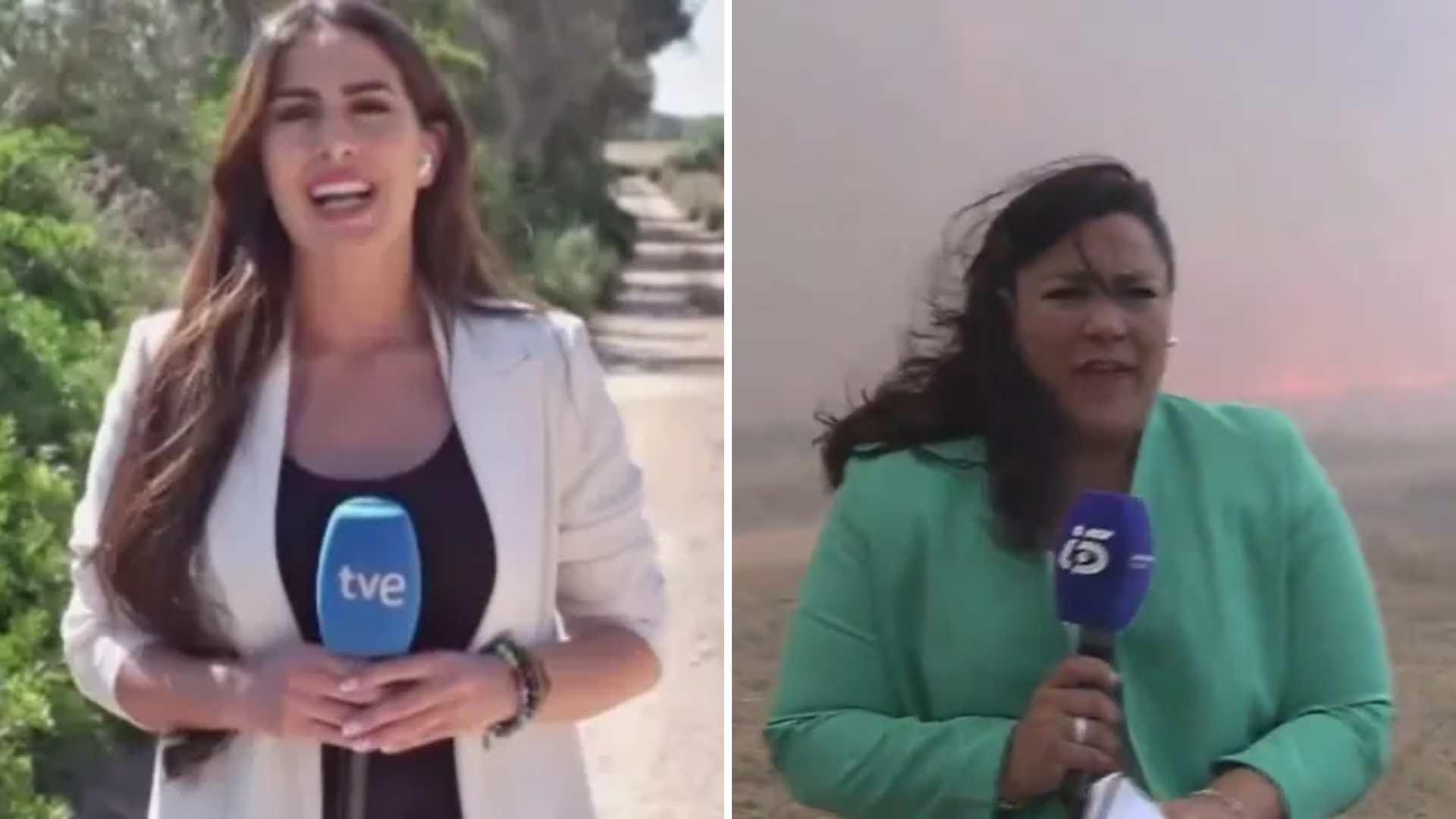 Gemma Camacho se queja de la exposición de los periodistas a los incendios