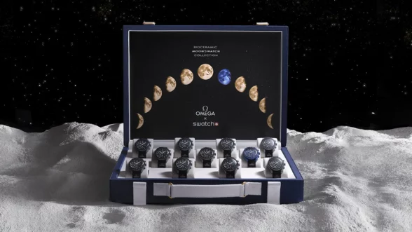 MoonSwatch, la colección de relojes que solo se venden en las noches de luna llena
