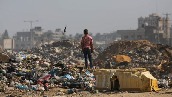 Una de las imágenes de la exposición 'Gaza a través de sus ojos'