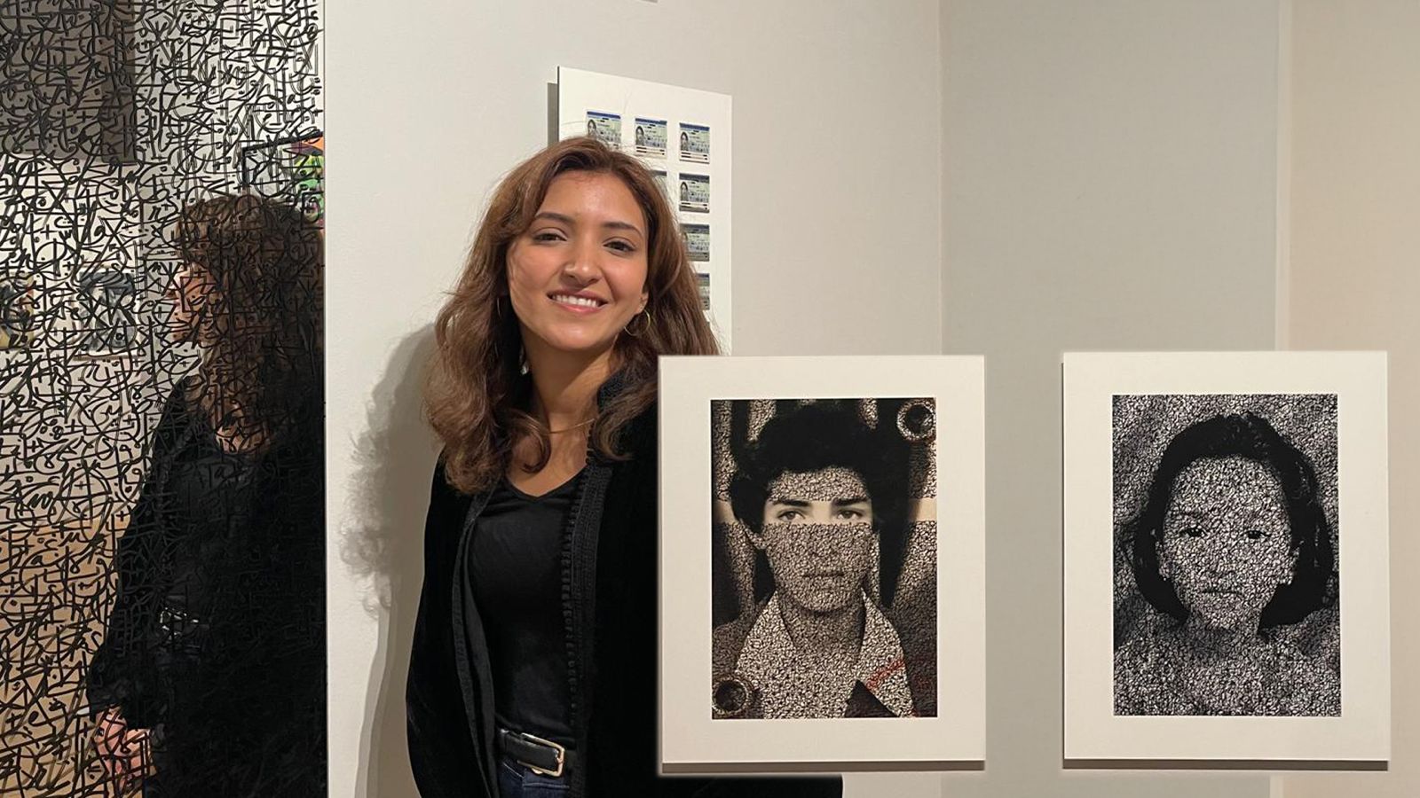 La artista francesa de origen marroquí Sarah Smahane