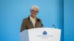 Christine Lagarde, presidenta del BCE.