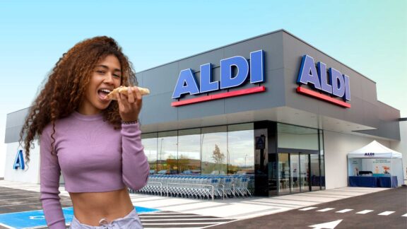 Aldi Navidad pizza dulce