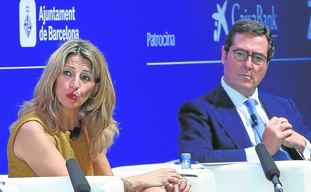 Yolanda Díaz vs Garamendi - Economía