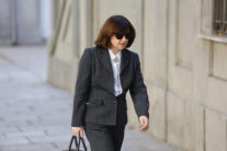 La Fiscal Superior de la Comunidad de Madrid, Almudena Lastra, en las inmediaciones del Tribunal Supremo