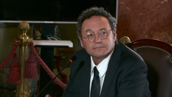 El fiscal general del Estado, Álvaro García Ortiz, durante el juicio que acabó con su inhabilitación