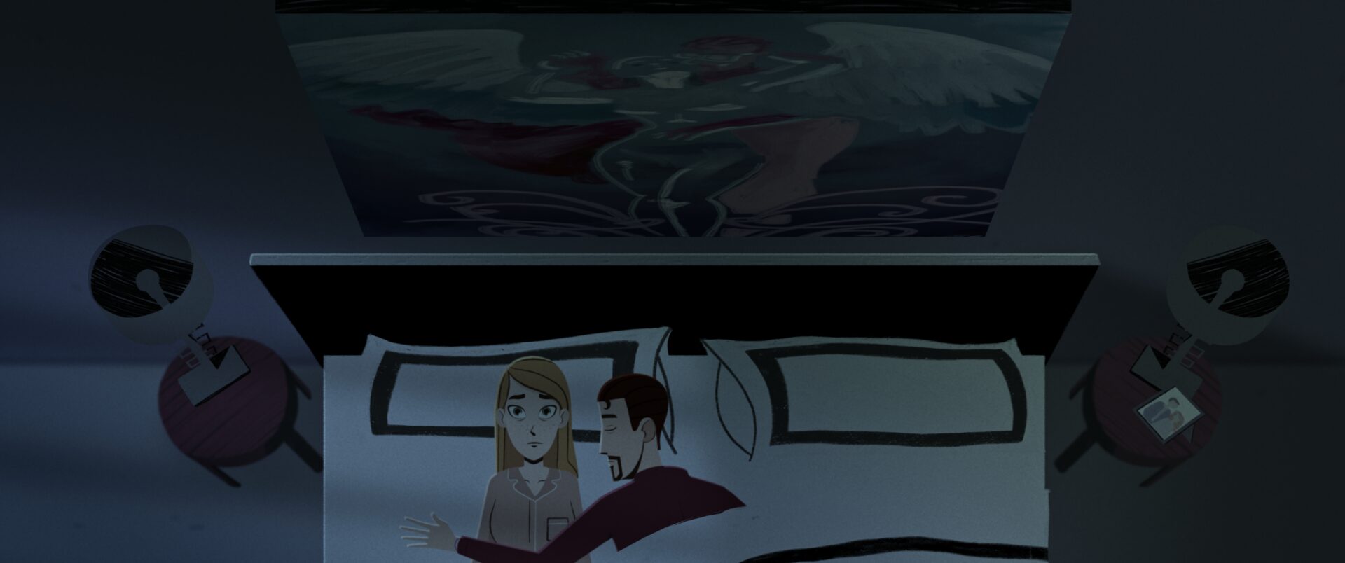 Bella no puede conciliar el sueño junto a Ponce, en el documental 'Bella'