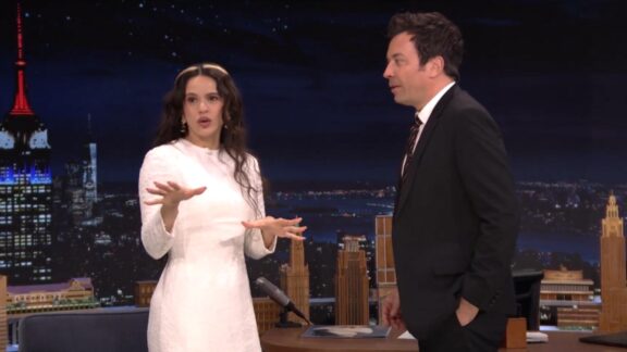 Rosalía con Jimmy Fallon en 2025 - Cultura