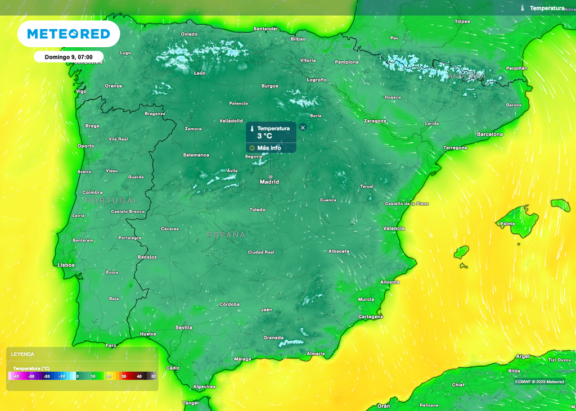 Temperaturas el domingo 3 de noviembre de 2025 - Sociedad