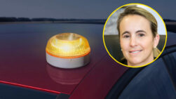 Ana Blanco y la baliza V16 - Sociedad