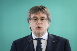 Carles Puigdemont durante una comparecencia ante los medios.
