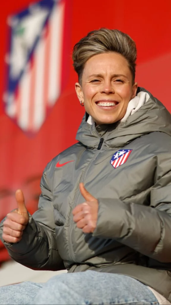 Amanda Sampedro, leyenda del Atlético de Madrid