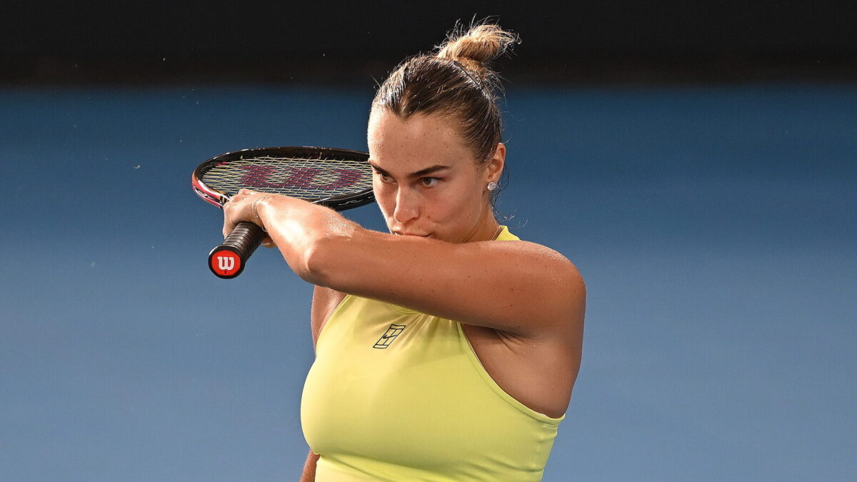 La tenista Aryna Sabalenka