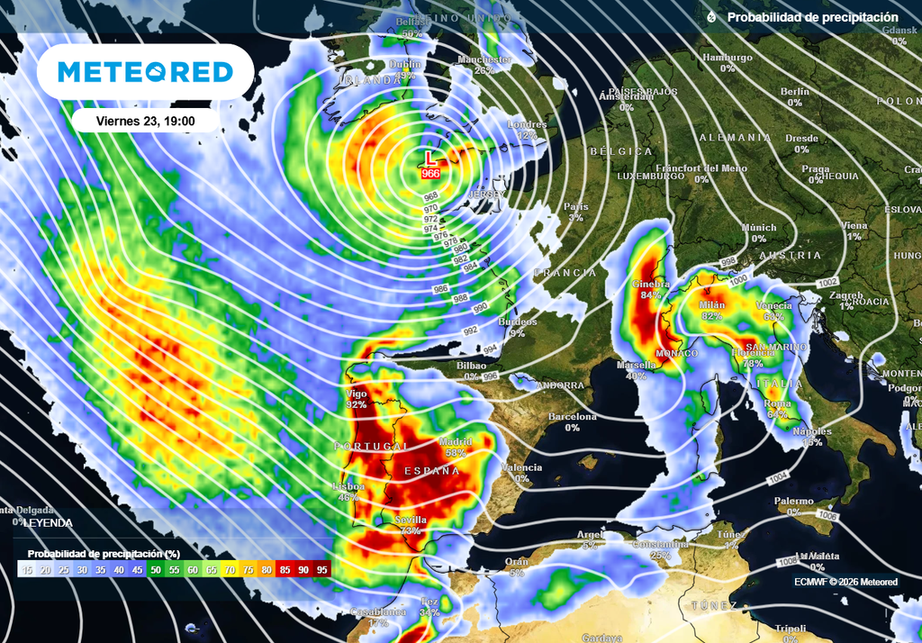 Estas son las zonas de España que se preparan para lo peor con la llegada de la borrasca Ingrid Estas son las zonas de España que se preparan para lo peor con la llegada de la borrasca Ingrid