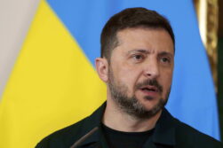 El presidente de Ucrania