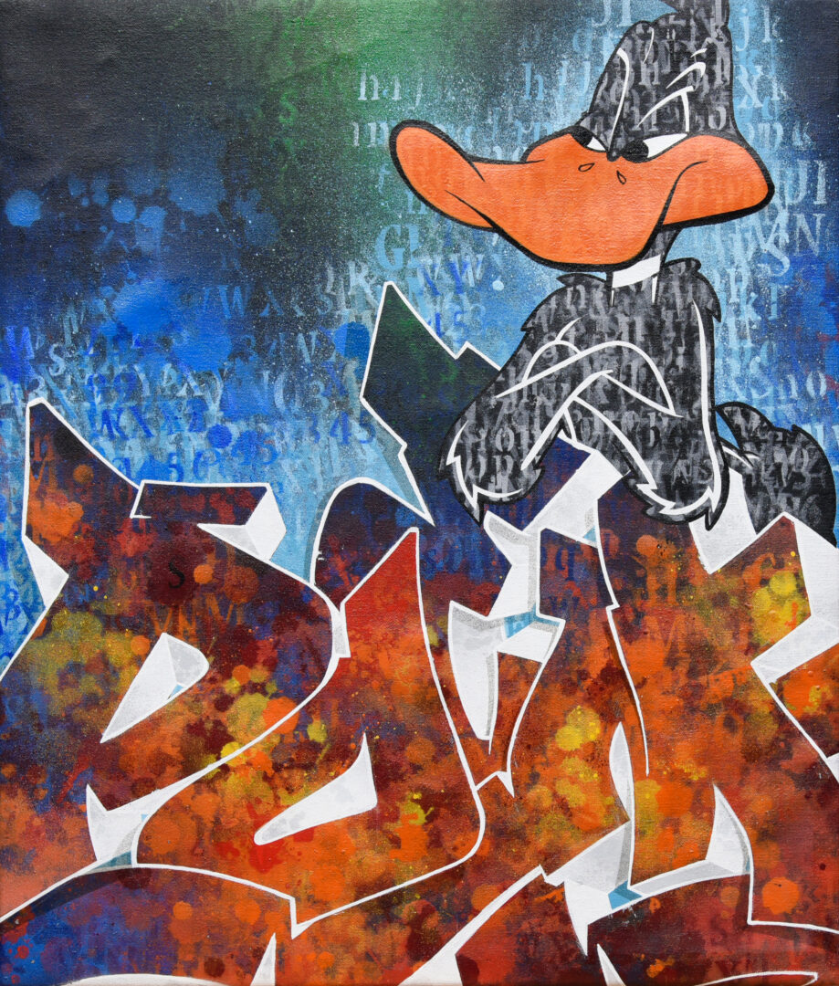 Poem One. Matrix, 2021. Técnica mixta sobre lienzo. Artrust.Ch © Cortesía del artista.