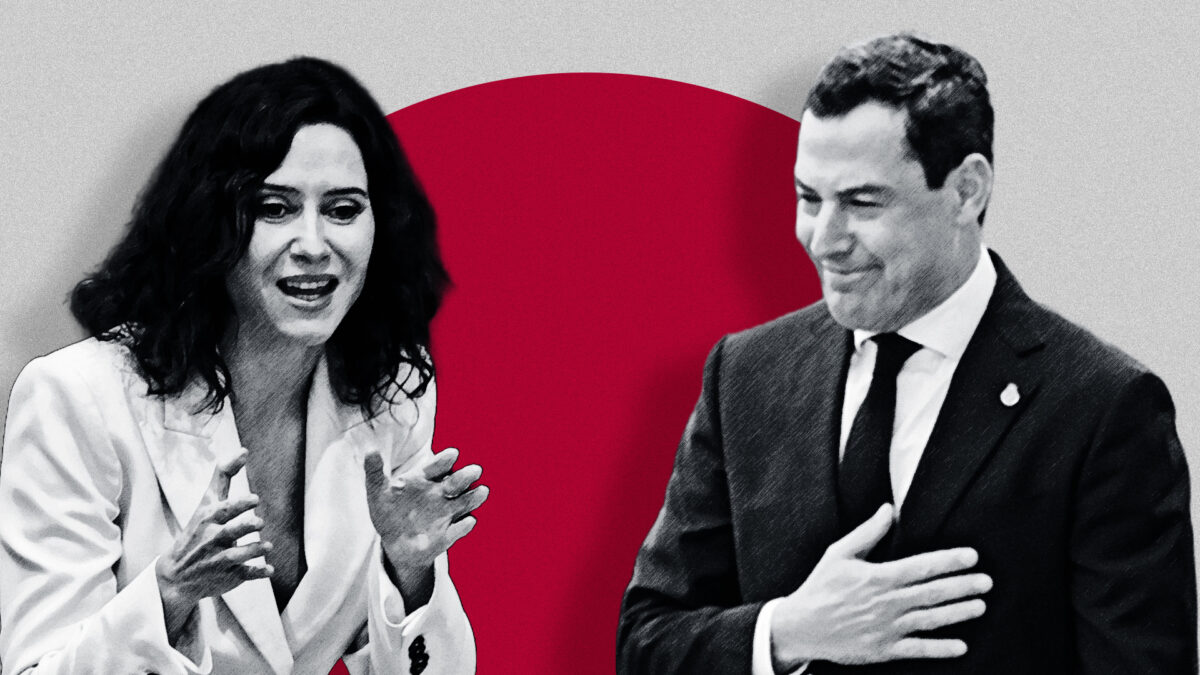 Isabel Díaz Ayuso y Juanma Moreno.