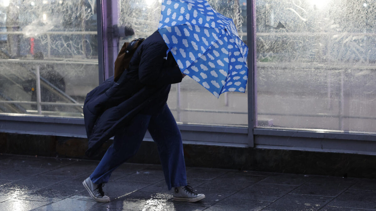Lluvia en Madrid - Sociedad