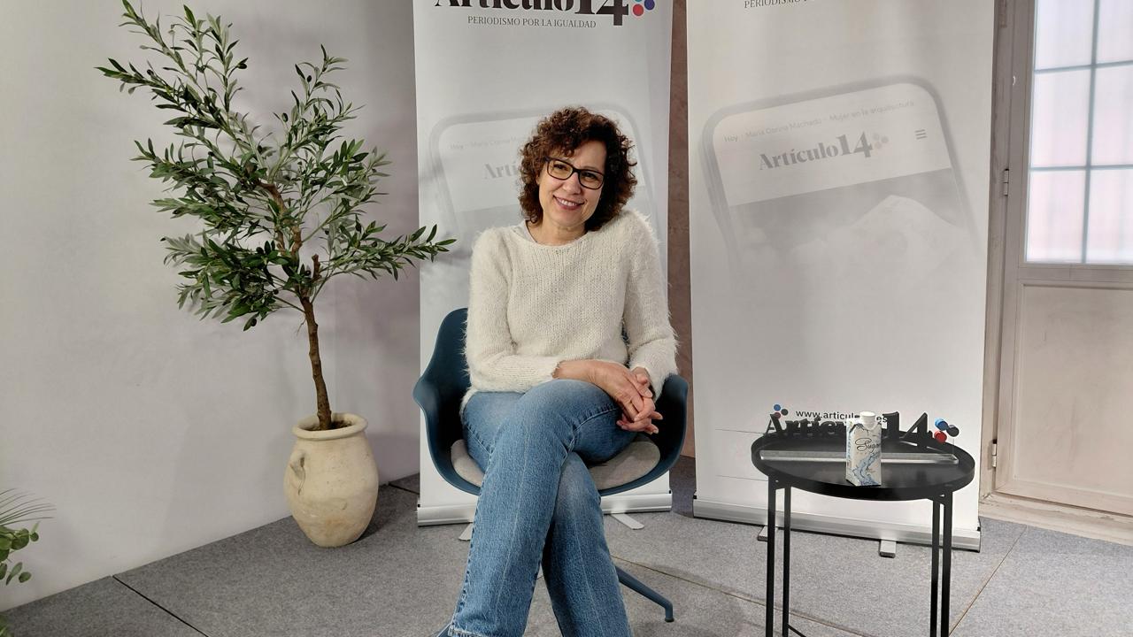 Miriam Porté, durante su entrevista con Artículo14