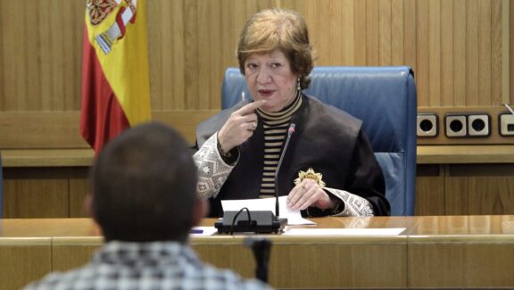 La Juez De La Audiencia Nacional Ángela Murillo E Iñaki Bengoa San Miguel