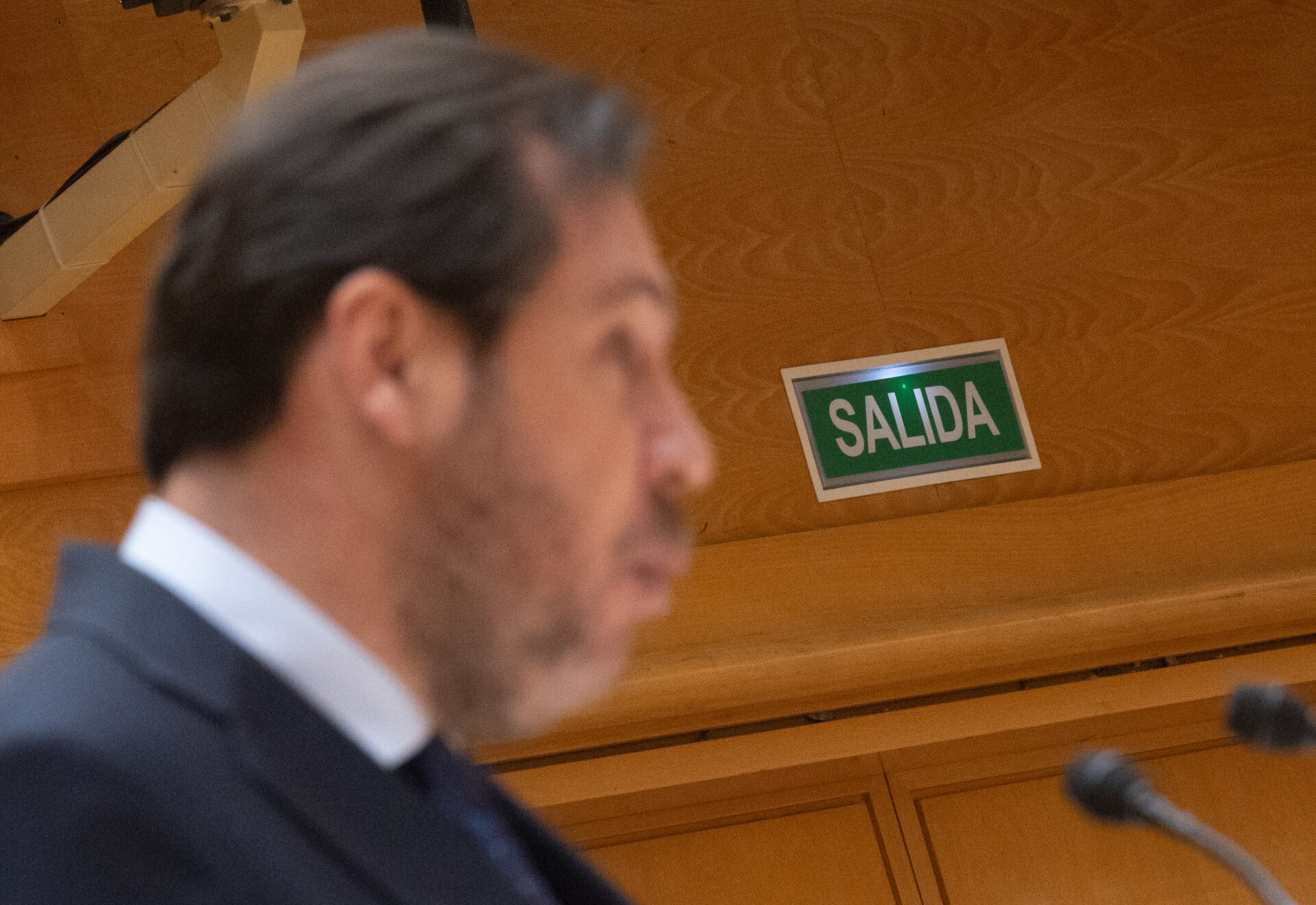 El ministro de Transportes, Óscar Puente, en el Senado
