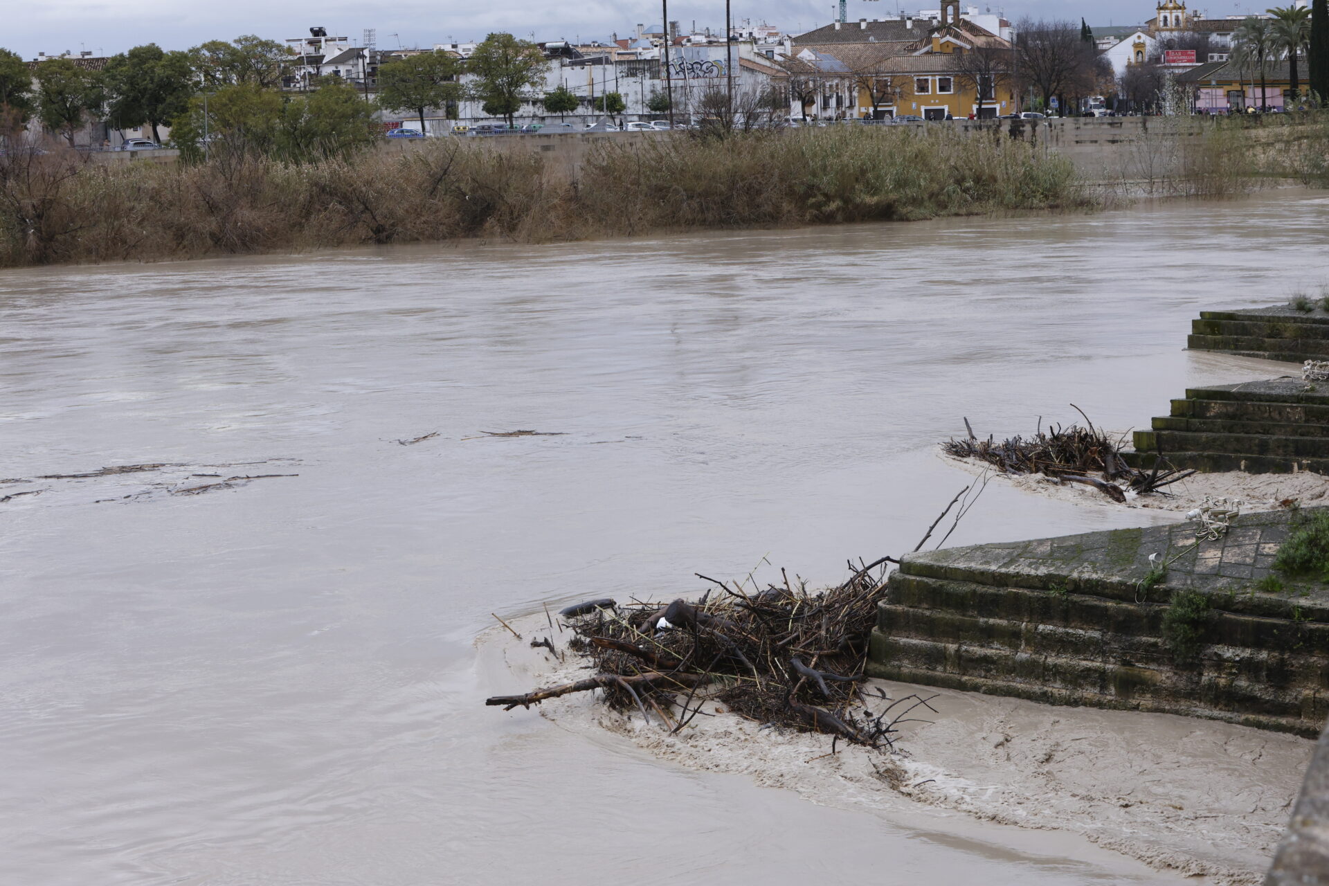 Temporal de lluvia en Córdoba