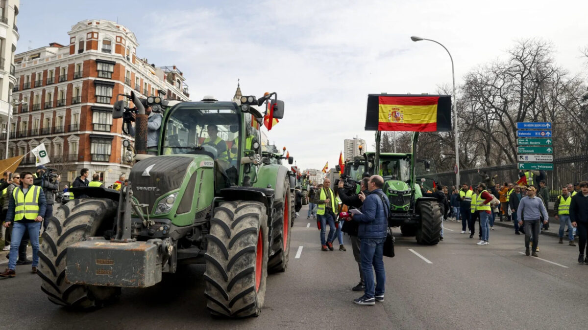 Tractorada en Madrid -Economía