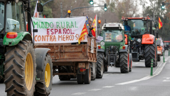 Tractorada en Madrid - Economía