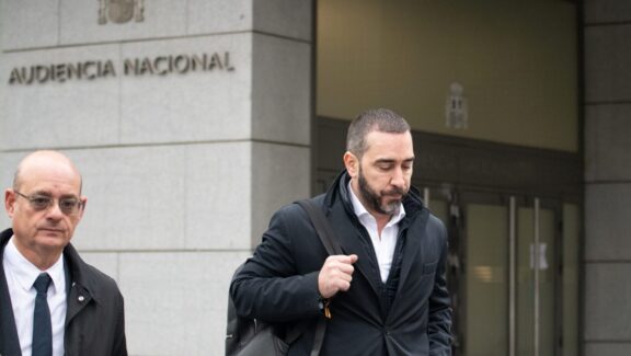 El empresario Víctor de Aldama a la salida de los juzgados