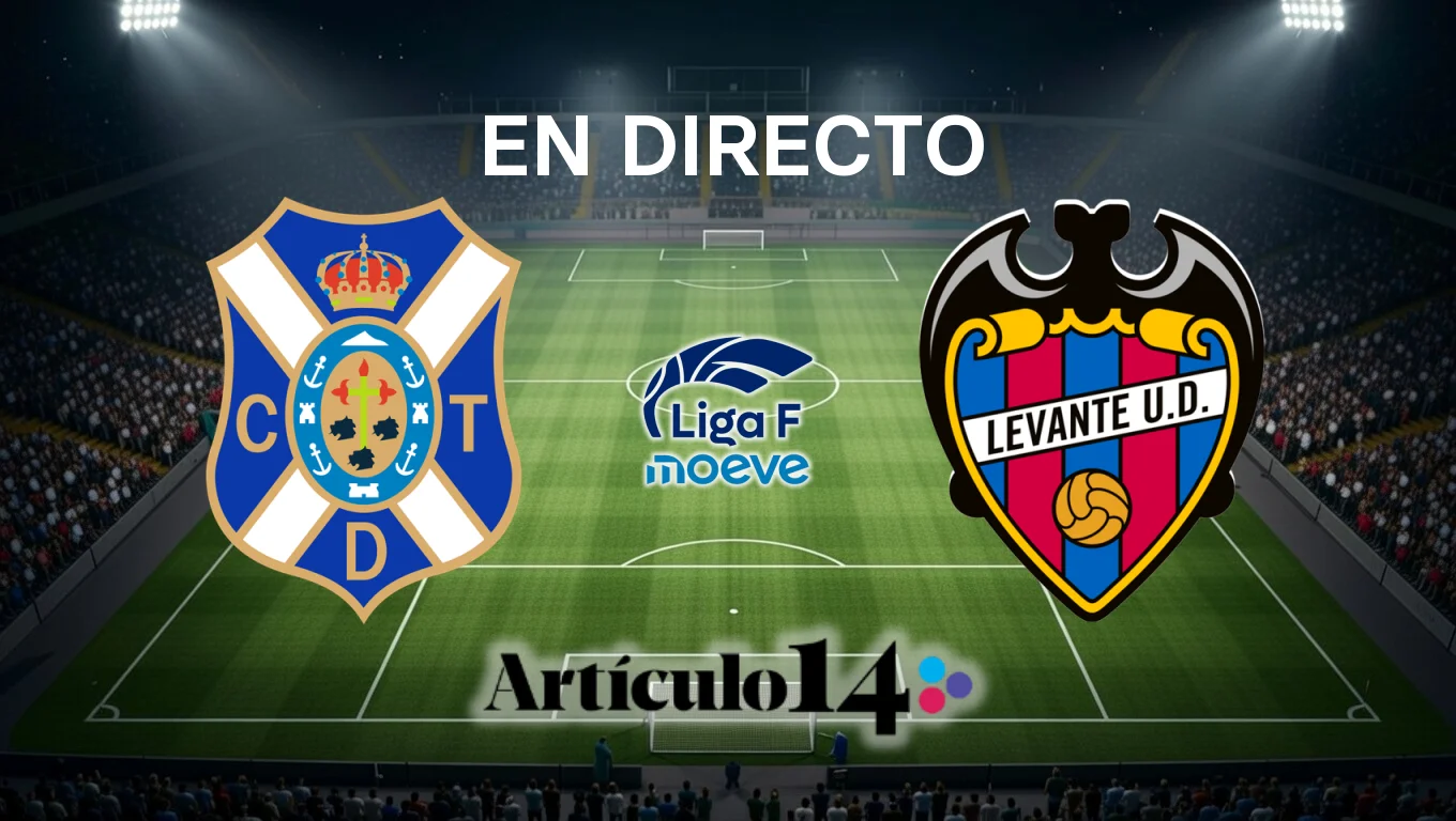 Jugadoras del UD Tenerife y Levante UD en el Estadio Heliodoro Rodríguez López