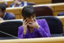 MADRID , 17/02/2026.-La ministra de Vivienda y Agenda Urbana Isabel Rodríguez, durante la sesión de control al Gobierno celebrada en el pleno del Senado, este martes en Madrid