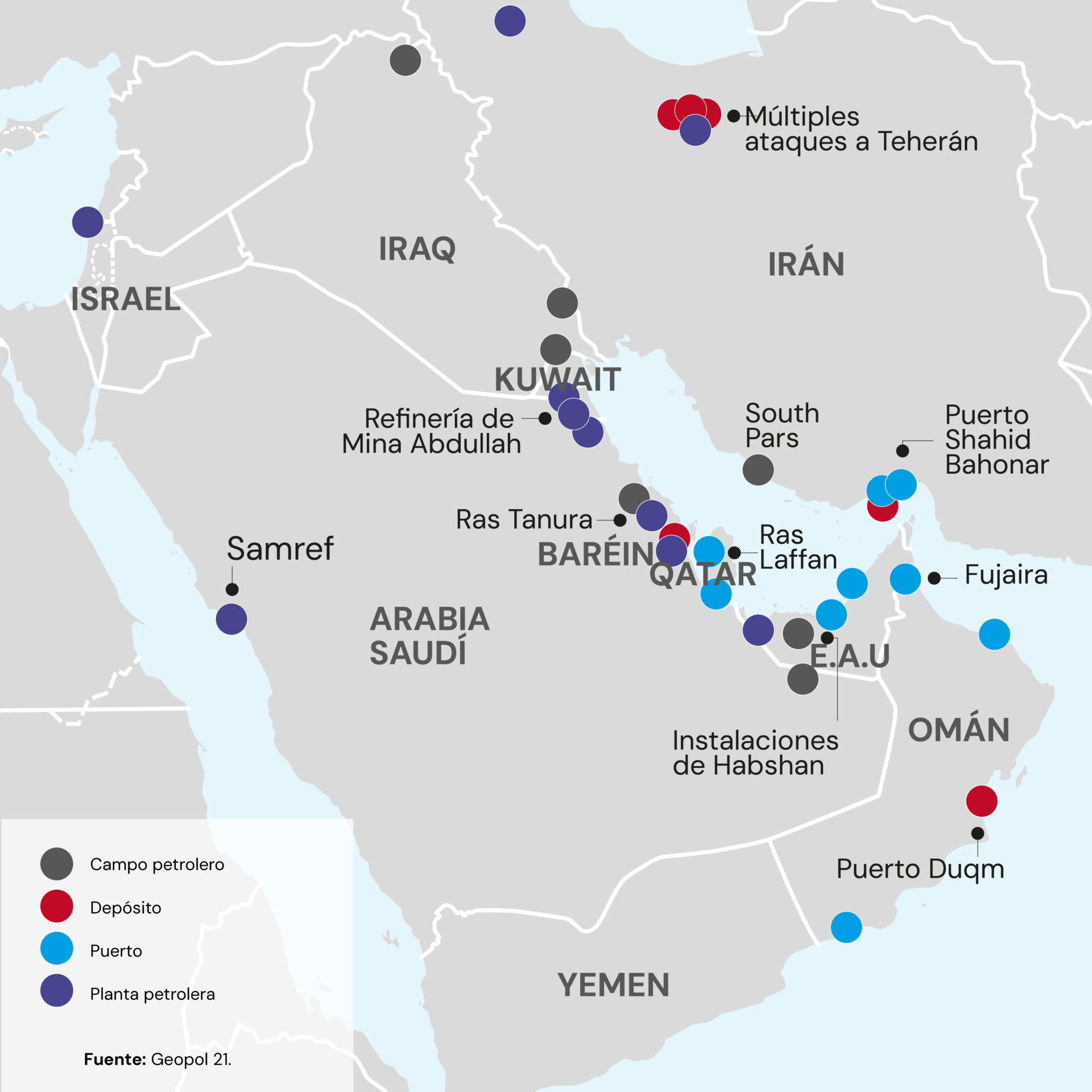 Infraestructuras bajo fuego: el nuevo frente en Oriente Medio