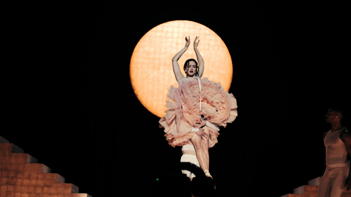 Rosalía actuando en Madrid, el pasado marzo.