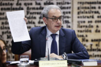 FOTODELDÍA MADRID, 02/03/2026.- El expresidente del Gobierno José Luis Rodríguez Zapatero comparece este lunes en la comisión de investigación del caso Koldo en el Senado, citado por el PP, para dar explicaciones sobre el rescate financiero público a la aerolínea Plus Ultra. EFE/ Chema Moya