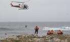 Rescate de las víctimas en Santander tras caer al mar