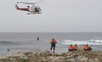 Rescate de las víctimas en Santander tras caer al mar