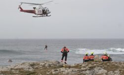 Rescate de las víctimas en Santander tras caer al mar