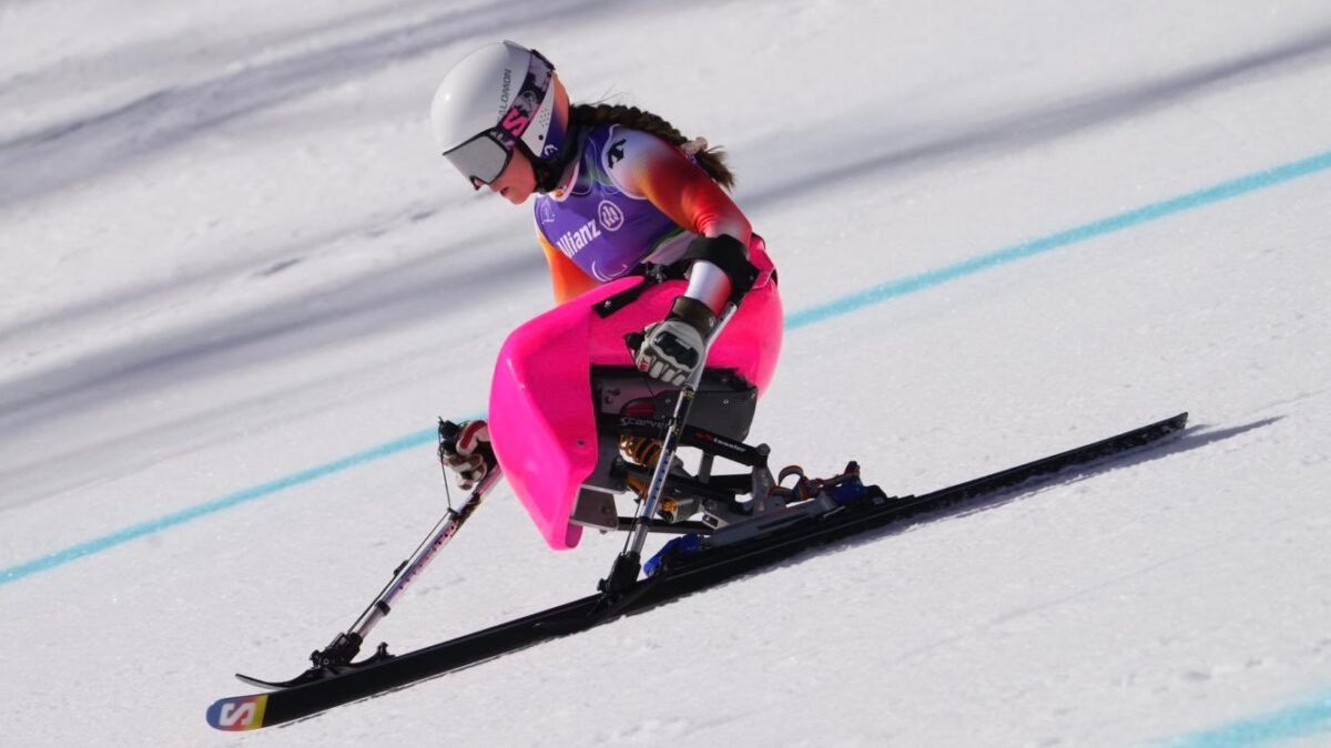 La deportista Audrey Pascual en los Juegos Paralímpicos