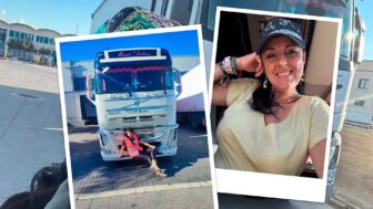 María Dolores Jiménez, camionera